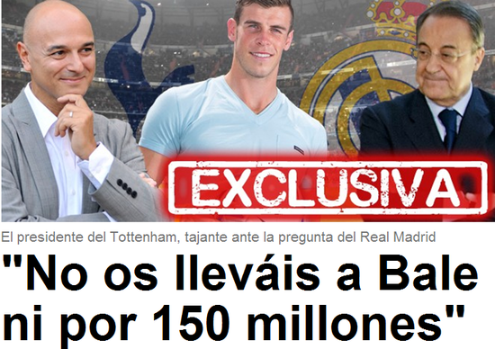 《点球点》:热刺为贝尔标价1.5亿