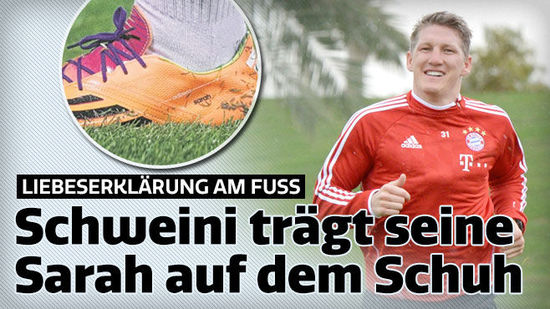 《图片报》:小猪球鞋绣上女友名字