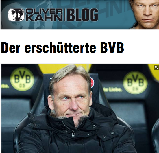 卡恩专栏：博取同情是多特策略