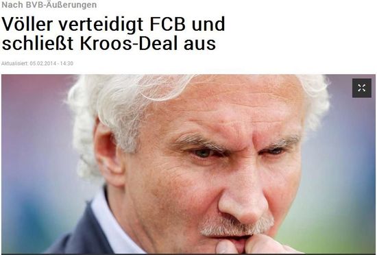 《慕尼黑日报》:沃勒尔称拜仁并未摧毁德甲