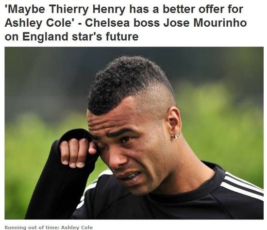 伦敦标准晚报:穆帅称亨利所在的纽约红牛可能用高薪挖走阿科尔