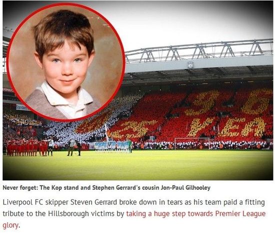 镜报:杰拉德怀念去世表哥黯然落泪