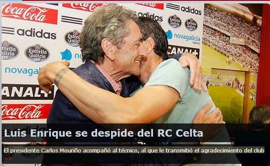 塞尔塔官网：主帅恩里克离队