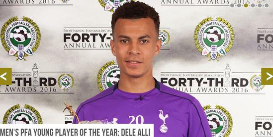 阿里当选英超赛季最佳年轻球员