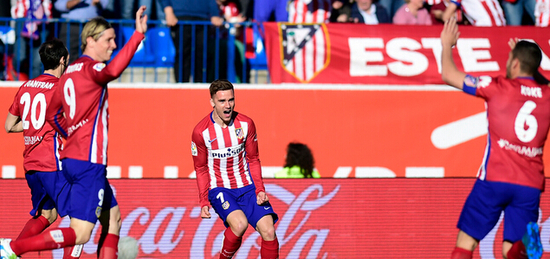 西甲-格里兹曼替补破门 马竞1-0继续领先皇马1分