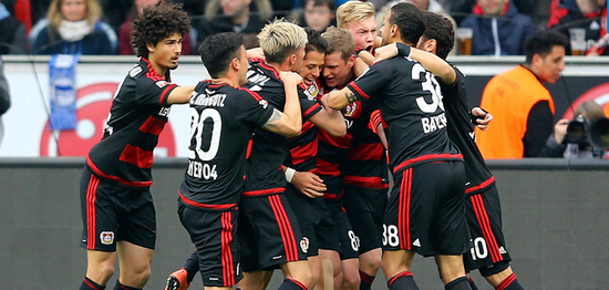 德甲-勒沃库森2-1七连胜进军欧冠 沙尔克3-1客胜