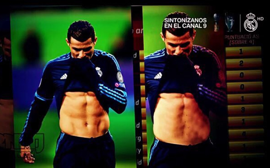 加泰媒体P出C罗肚腩照 该有的节操真的不要了?