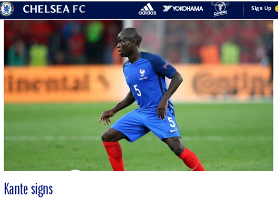 英媒盘点9大身价暴涨球员:坎特飙升5倍 J罗在列